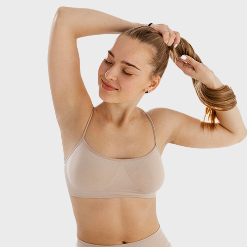Áo croptop Brown lưới vai có mút sẵn thể thao tập gym yoga nữ