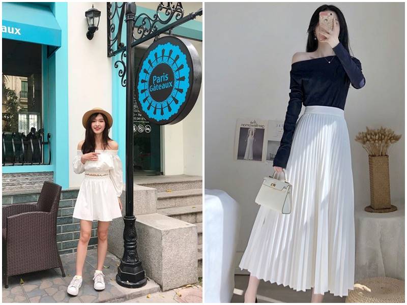 1 Số Mẹo Phối Đồ Với Chân Váy Trắng