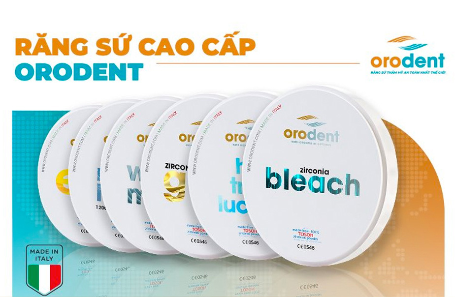 Răng Sứ Orodent Bleach: Nụ cười tỏa sáng lấp lánh cùng thời gian