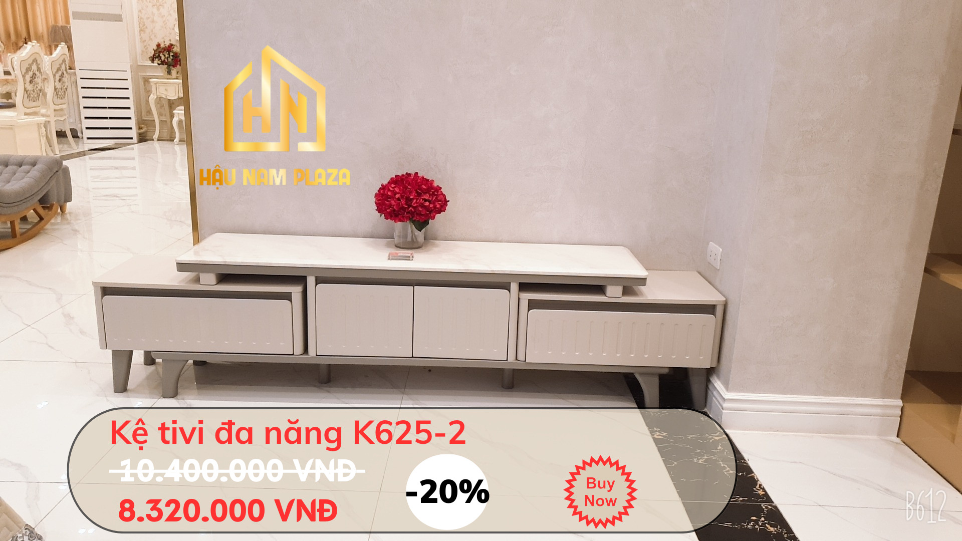 KỆ TIVI MẶT ĐÁ NHẬP KHẨU CAO CẤP K625-2