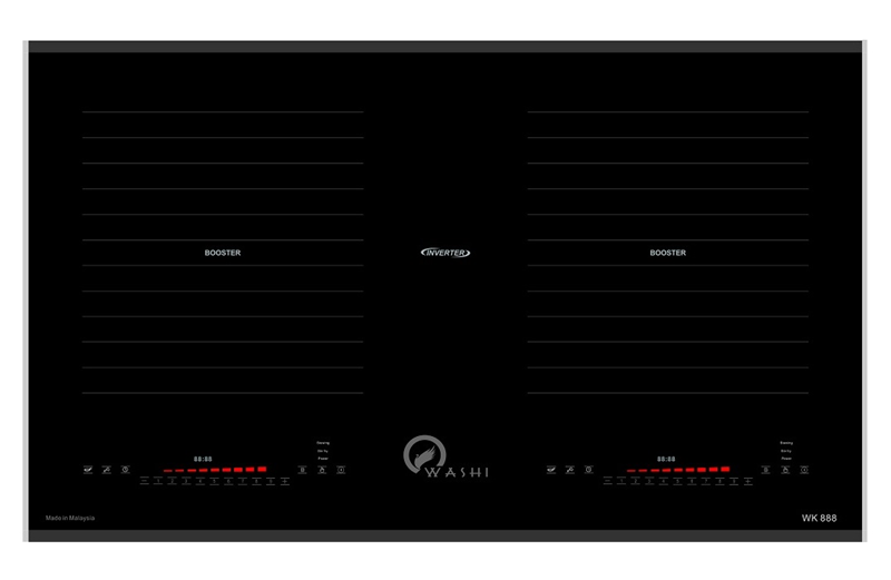 Bếp từ nhập khẩu Malaysia Washi WK 888 mẫu mới 2024