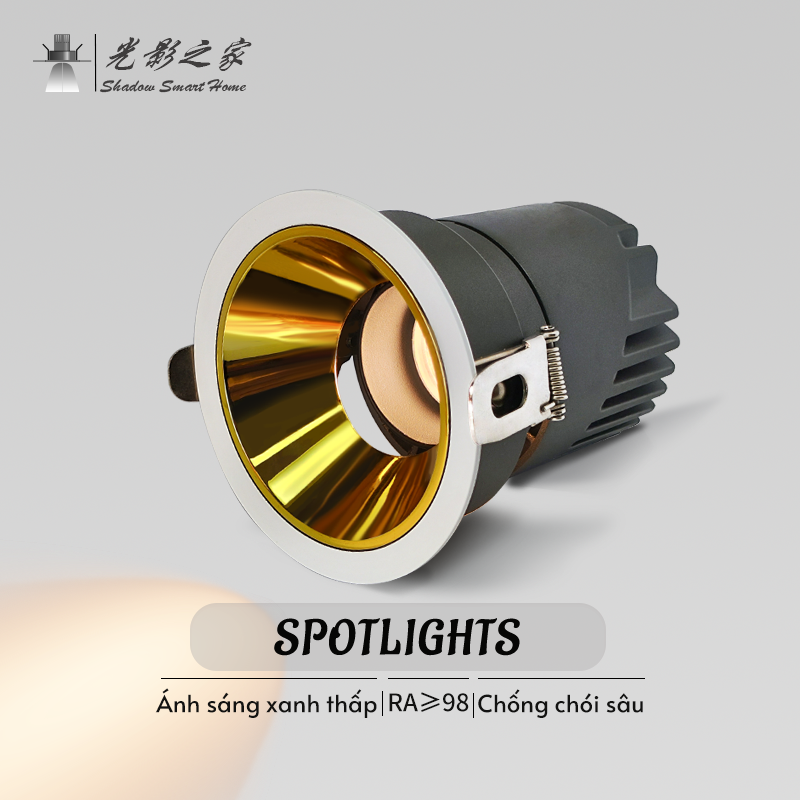 Spotlights Ánh sáng và bóng tối rõ ràng CRI≥98 SL-J