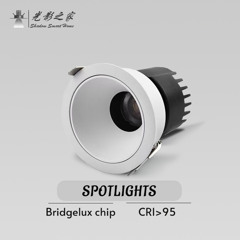 Spotlights Ánh sáng và bóng tối dịu nhẹ CRI≥95 SL-W-95