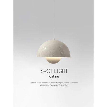 đèn chùm kim loại-7413