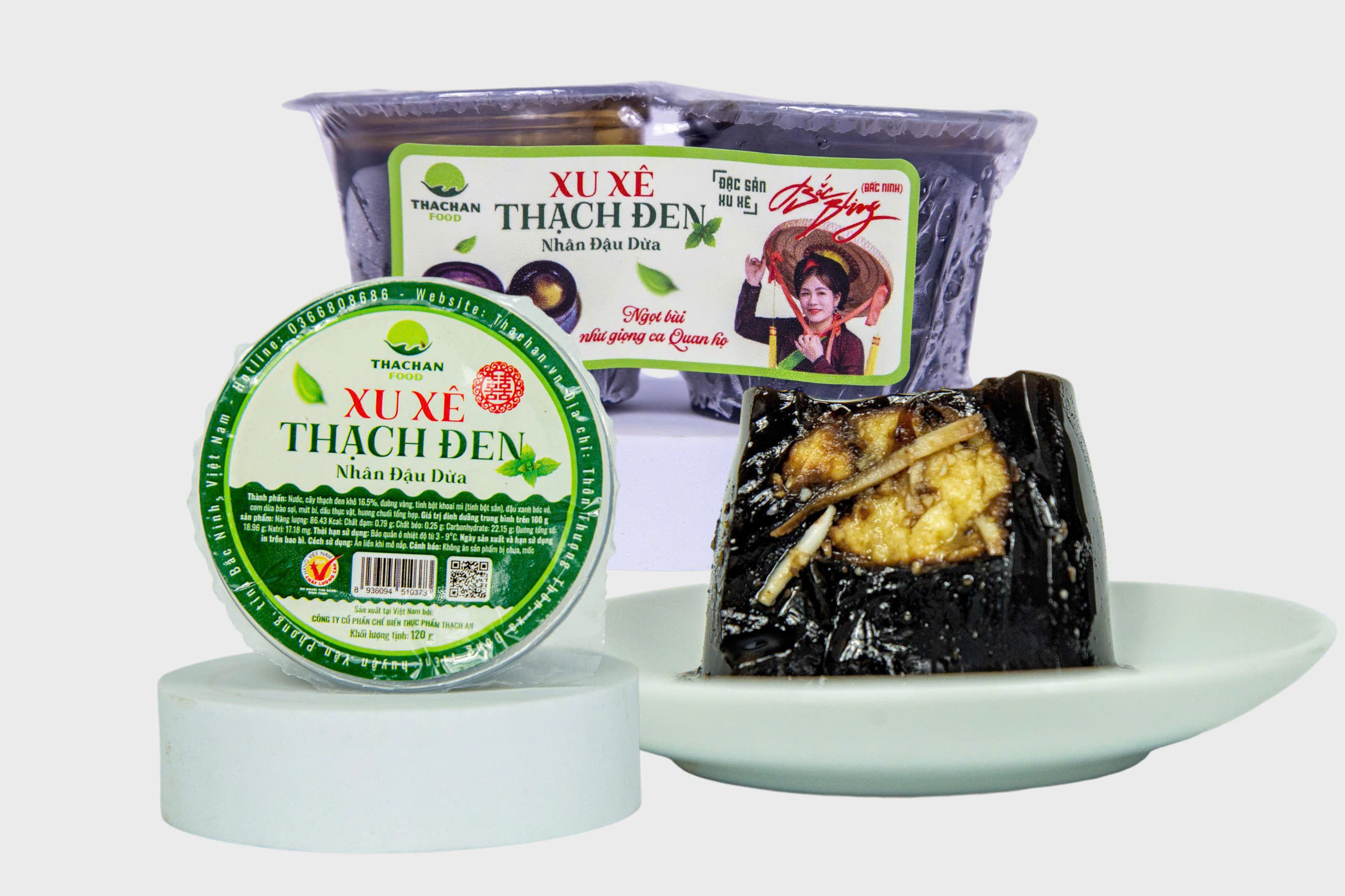 Thạch An – Xu xê thạch đen nhân đậu dừa: Giao thoa giữa truyền thống và hiện đại