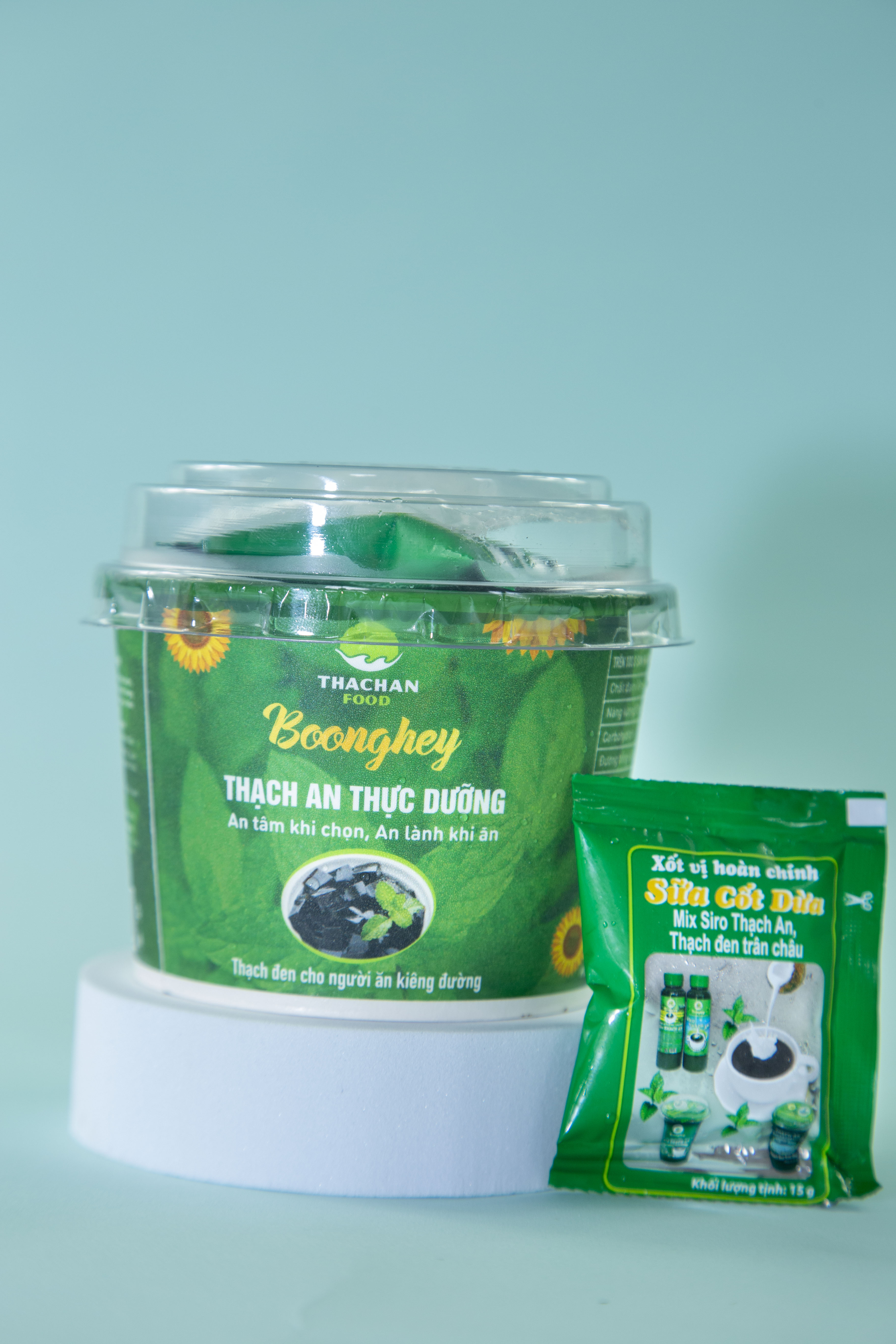 ​Thạch An Thực Dưỡng (sương sáo không đường) – Món quà từ thiên nhiên cho người ăn kiêng đường.