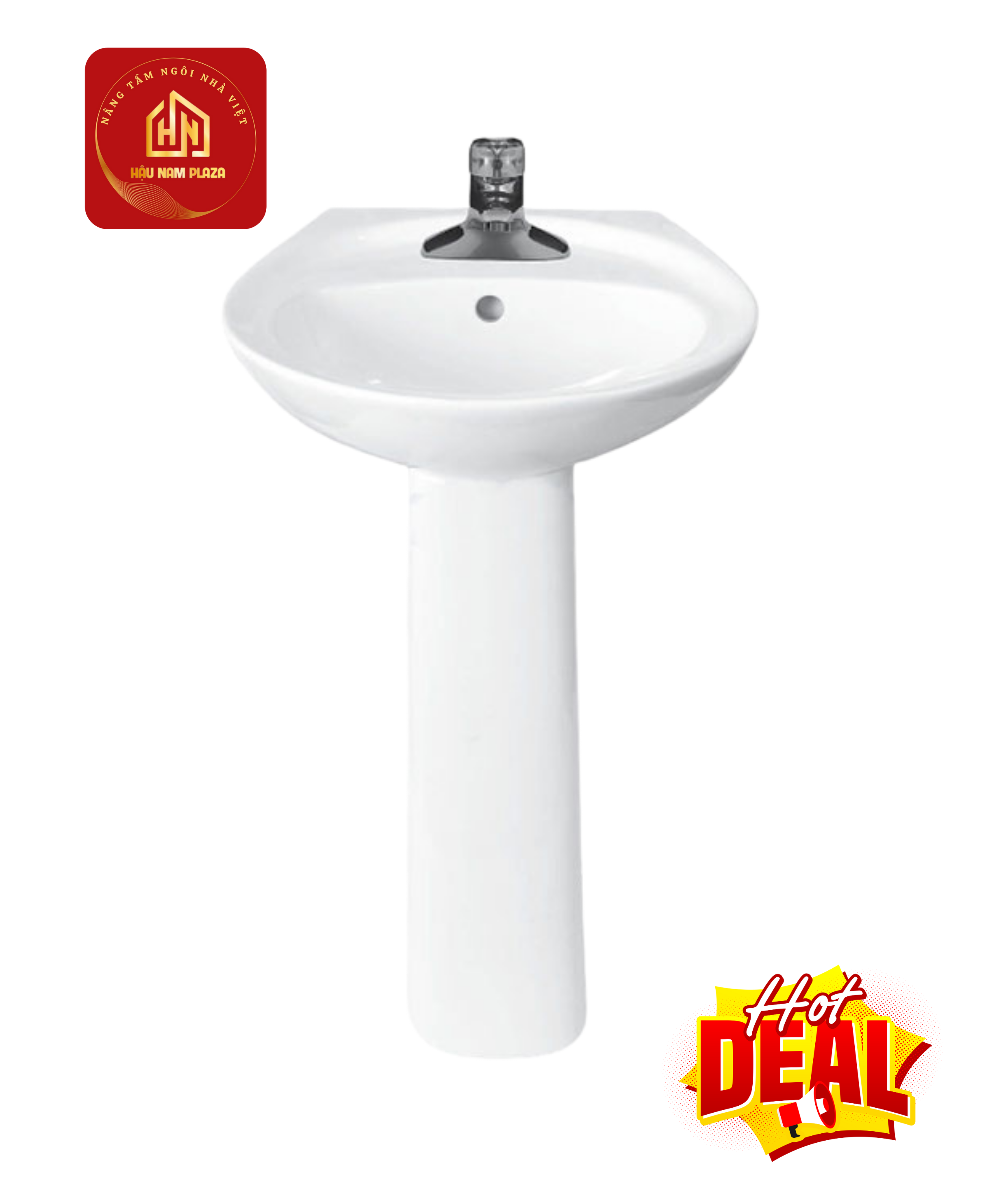 Chậu rửa mặt HC 1 Lỗ