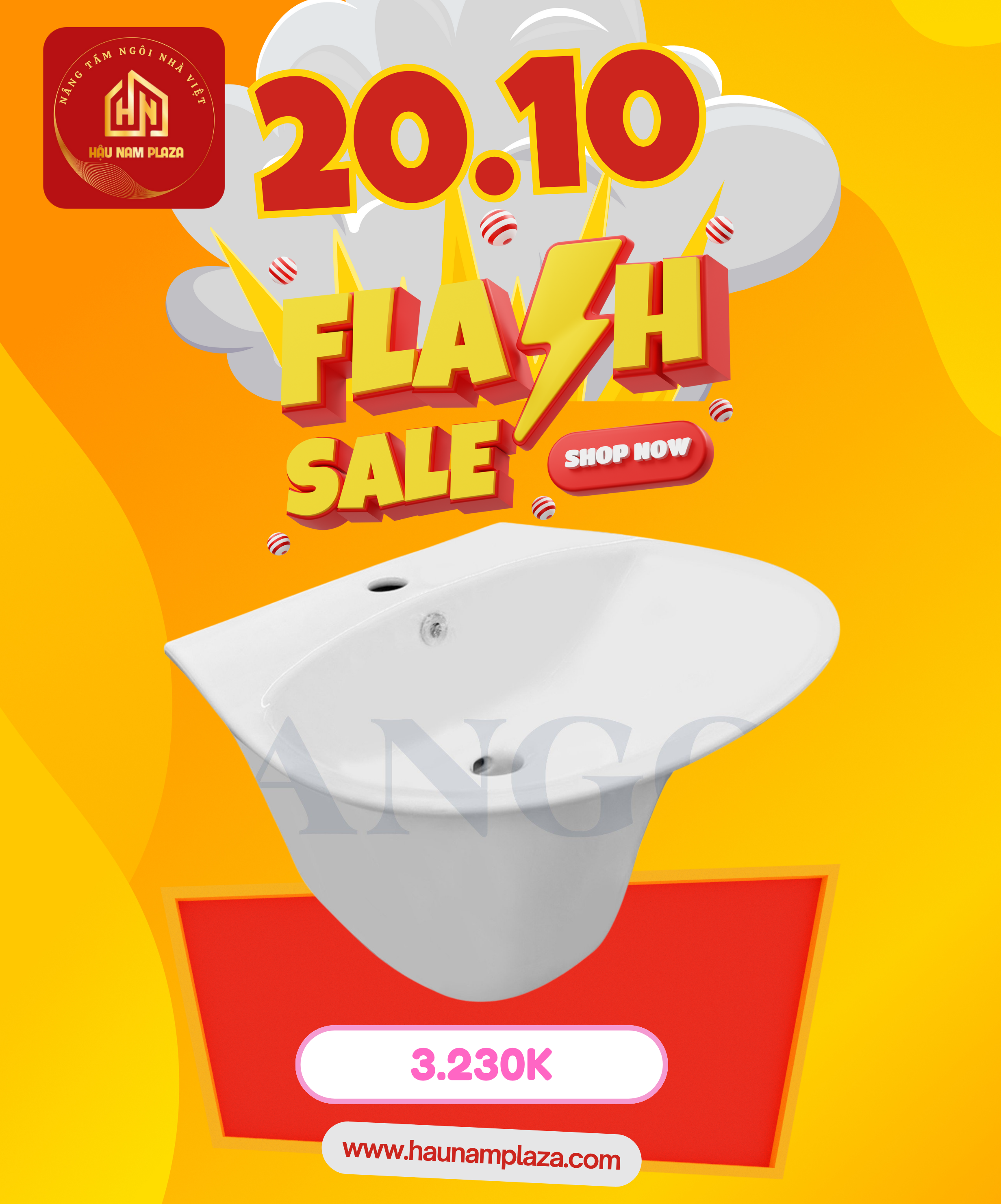 Chậu rửa mặt RG 611