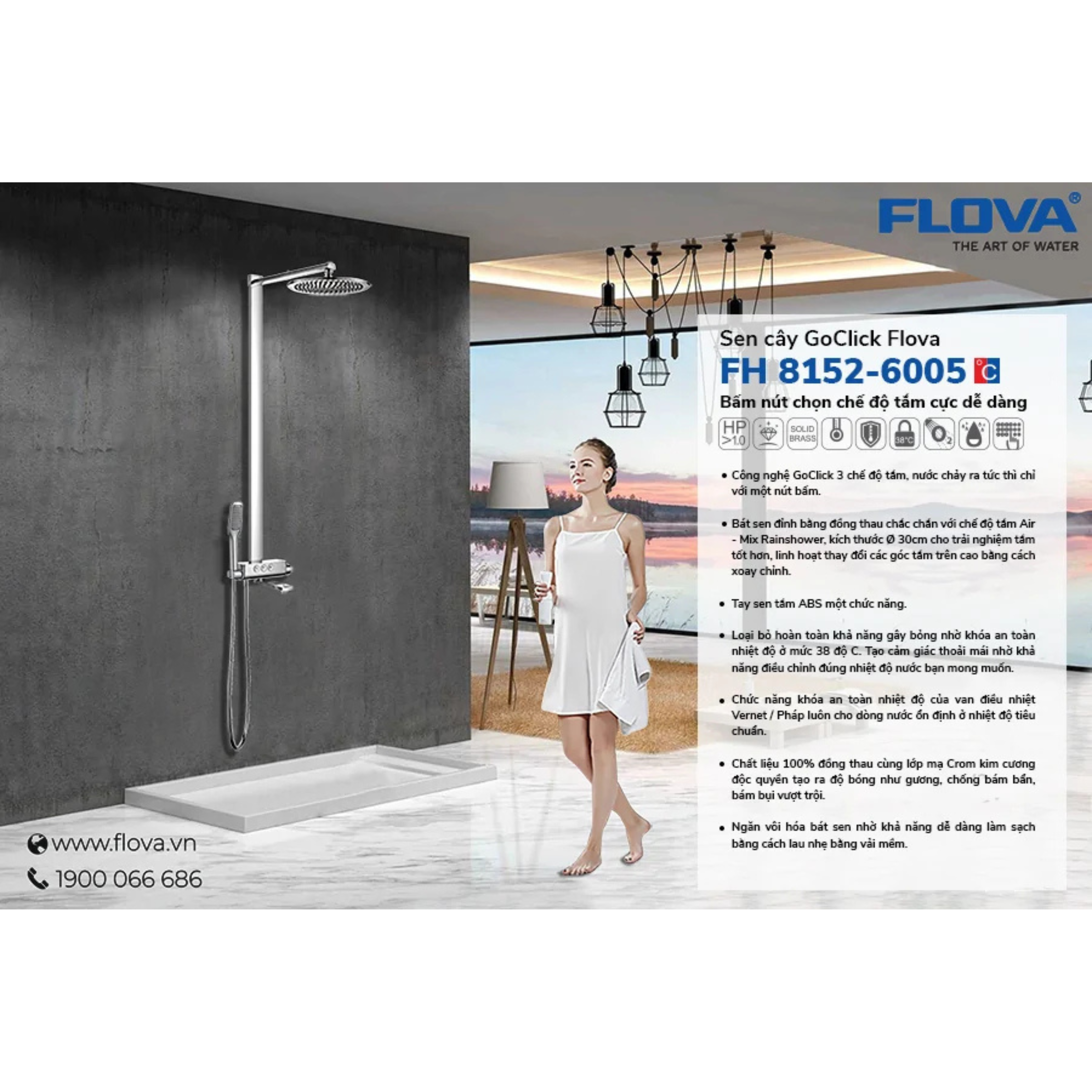 Sen cây nhiệt độ goclick FH 8152-6005