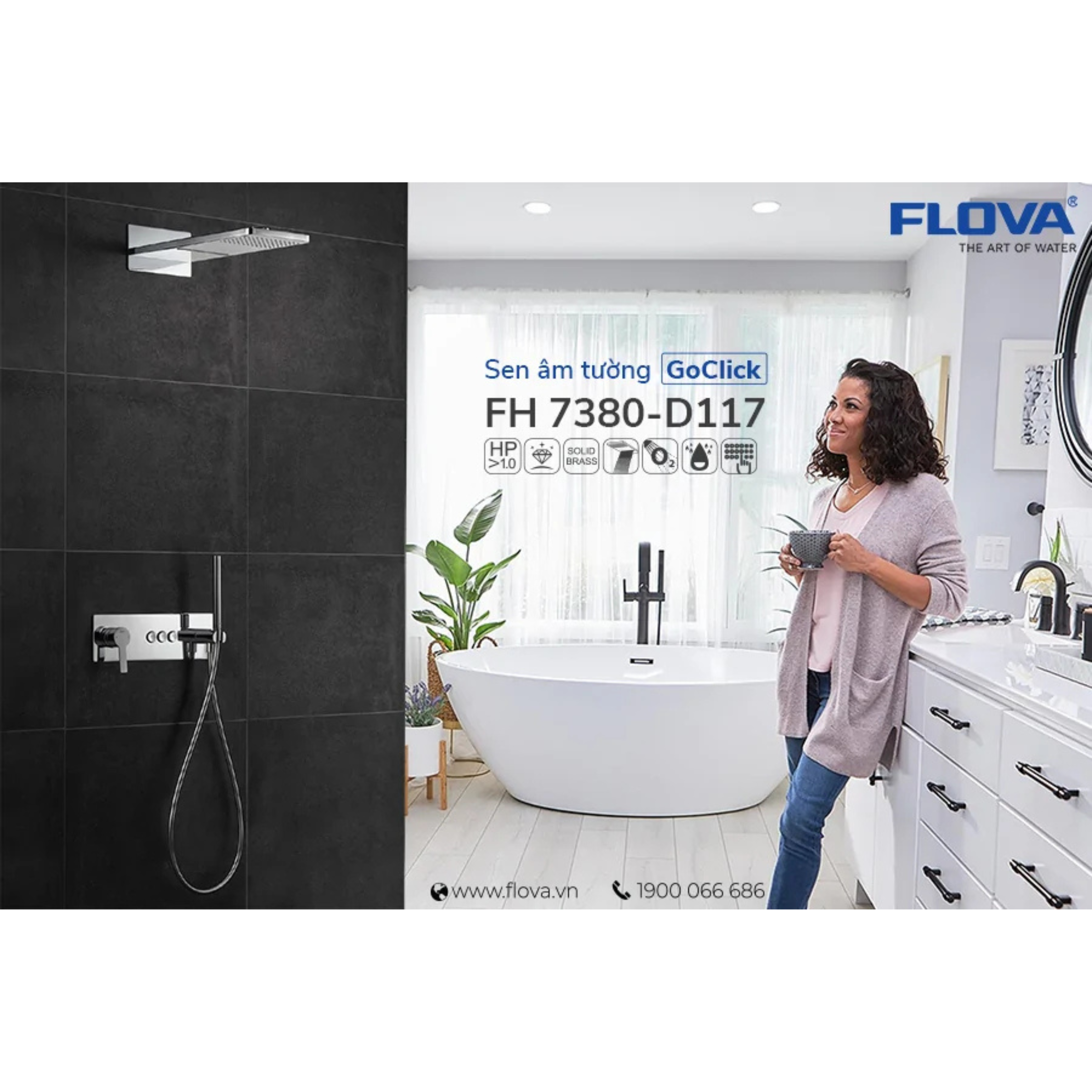 Sen âm tường GoClick FH 7380-D117