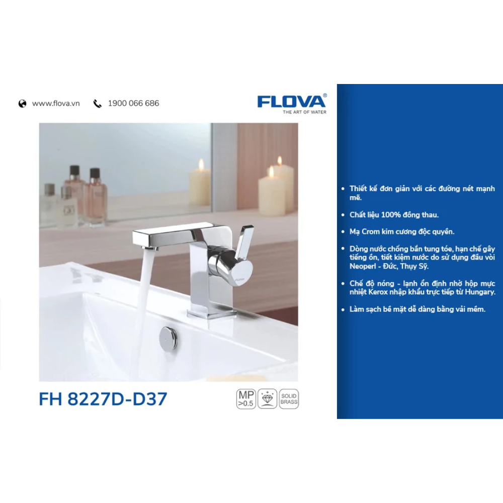 Vòi Lavabo gắn chậu FH 8227D-D37