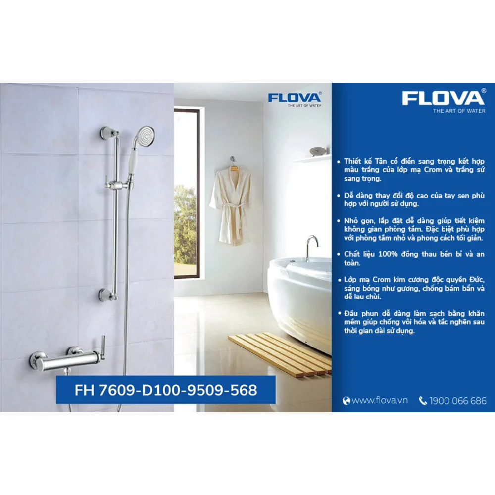 Sen tắm nóng lạnh FH 7609-D100-9509-568