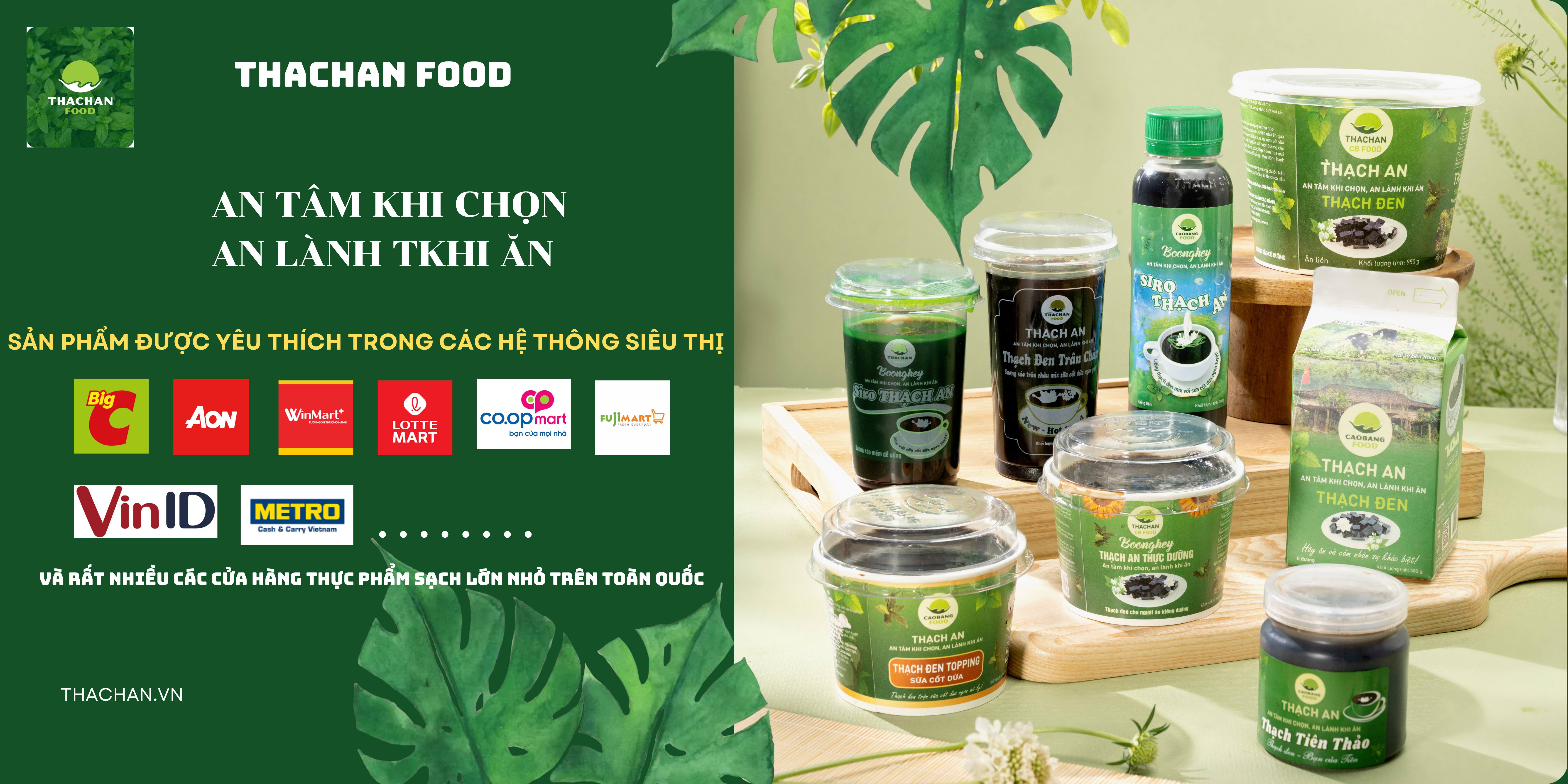 THẠCH ĐEN THACHAN FOOD – CHỌN CHUẨN SẠCH, AN TOÀN CHO CẢ NHÀ