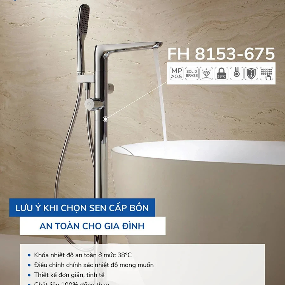 Sen bồn nhiệt độ cao cấp FH 8153-675