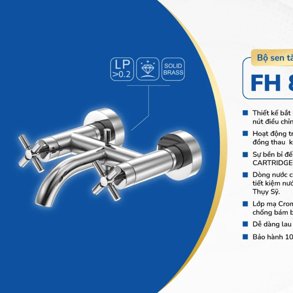 Bộ sen tắm nóng lạnh - FH 8117C-617