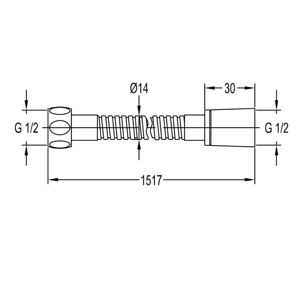 Dây cấp nước bằng đồng FH 8806