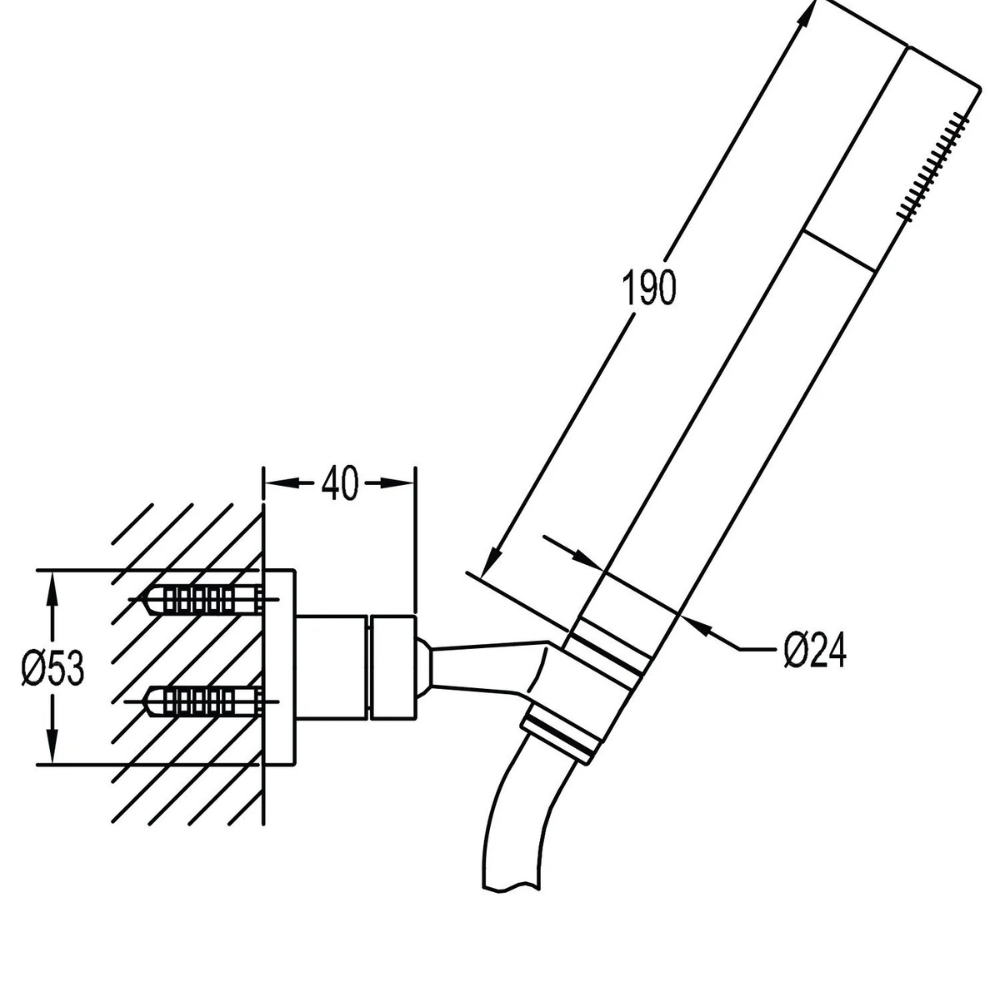 Bộ tay sen+Giá đỡ - FH 8853-516