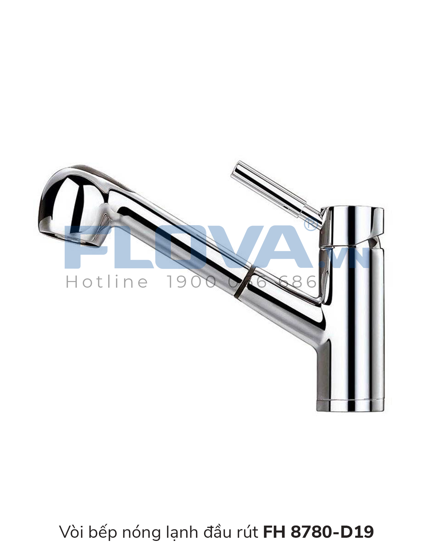 Vòi bếp nóng lạnh đầu rút FH 8780-D19