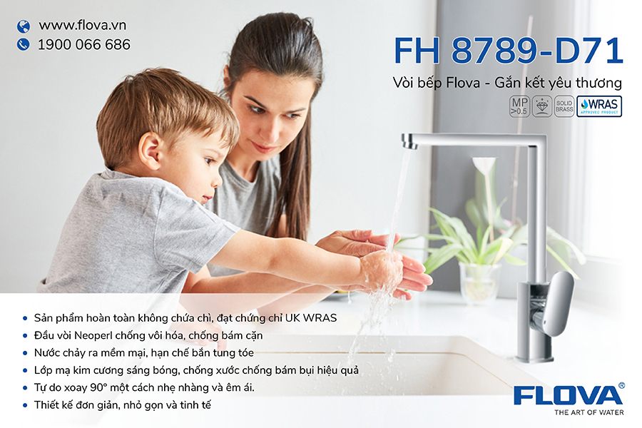 Vòi bếp nóng lạnh - FH 8789-D71