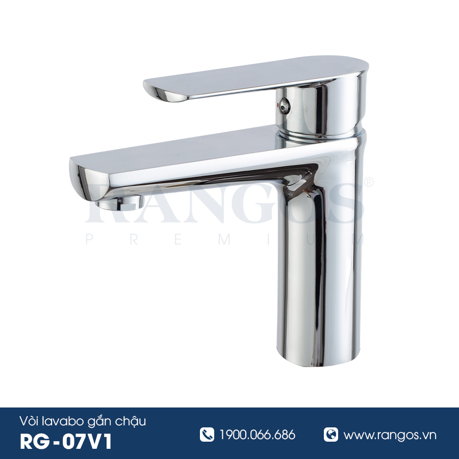 Bộ vòi lavabo gắn chậu Rangos RG-07V1