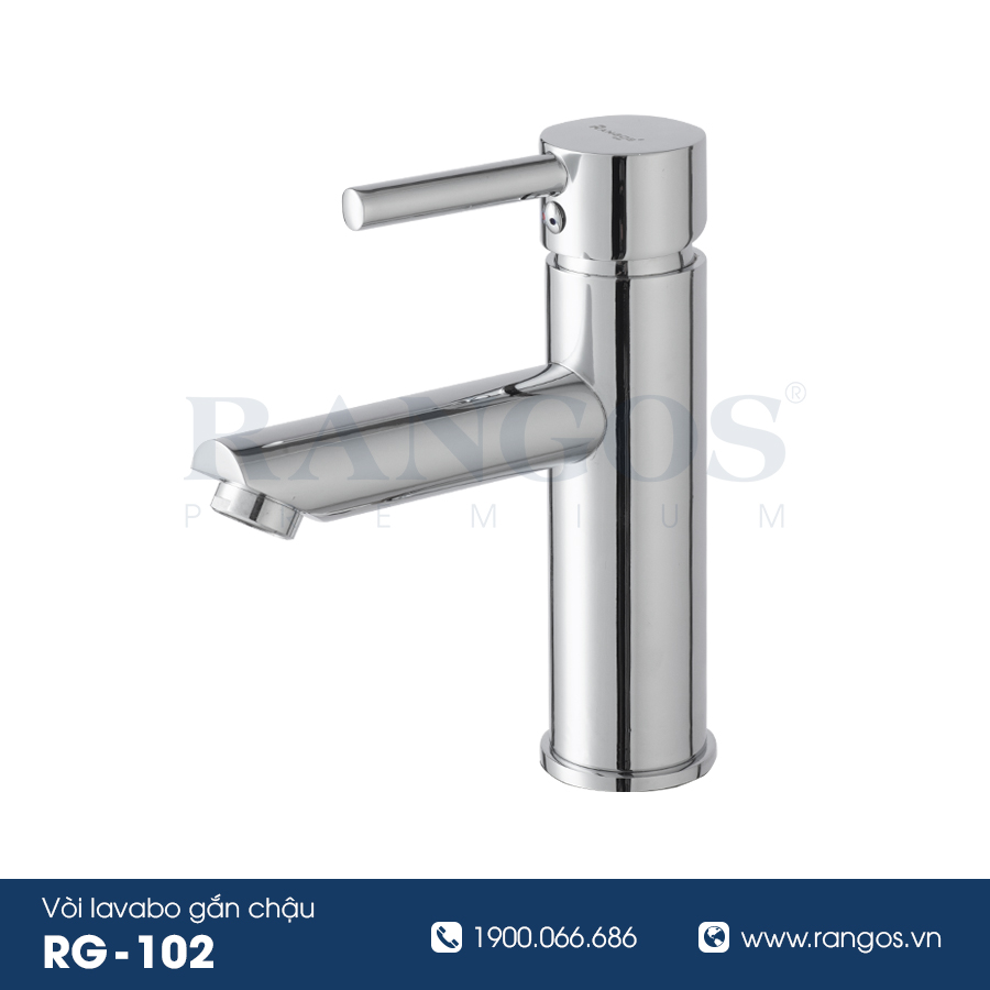 Bộ vòi lavabo gắn chậu Rangos RG-102