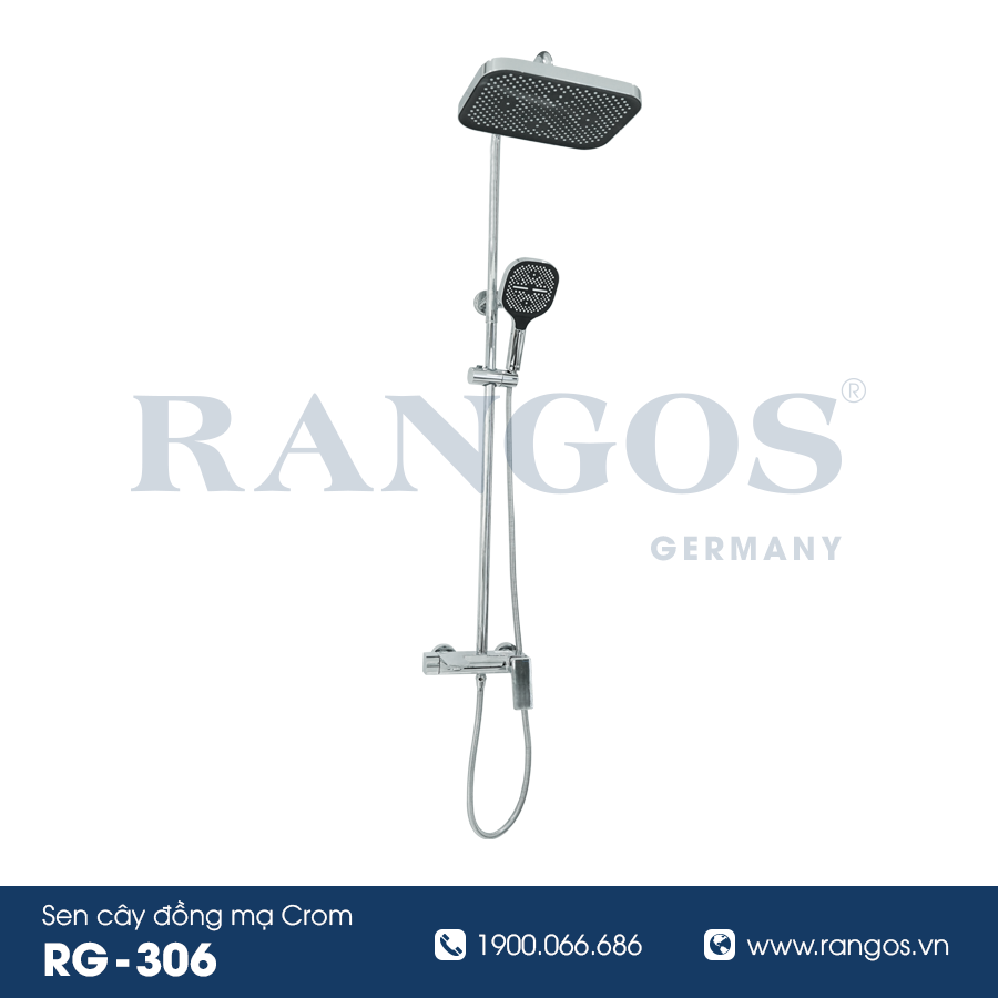 Sen cây đồng mạ crom cao cấp Rangos RG-306