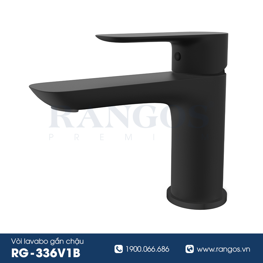 Bộ vòi lavabo gắn chậu Rangos RG-306V1B
