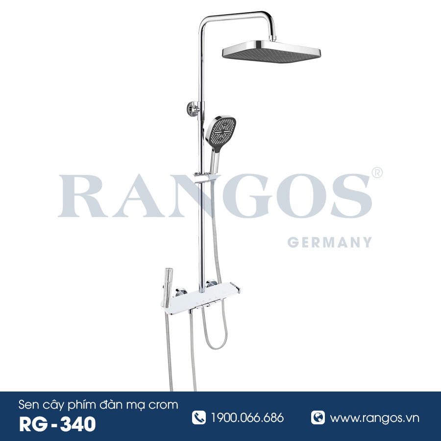 Sen Cây Phím Đàn Mạ Crom 4 Chức Năng Cao Cấp Rangos RG-340