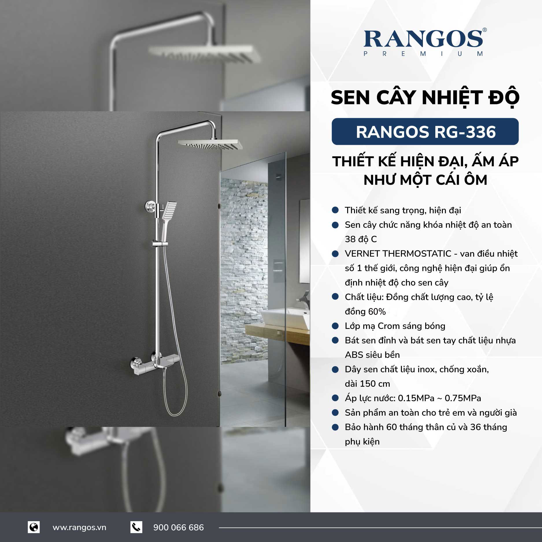 Sen cây nhiệt độ cao cấp Rangos RG-336