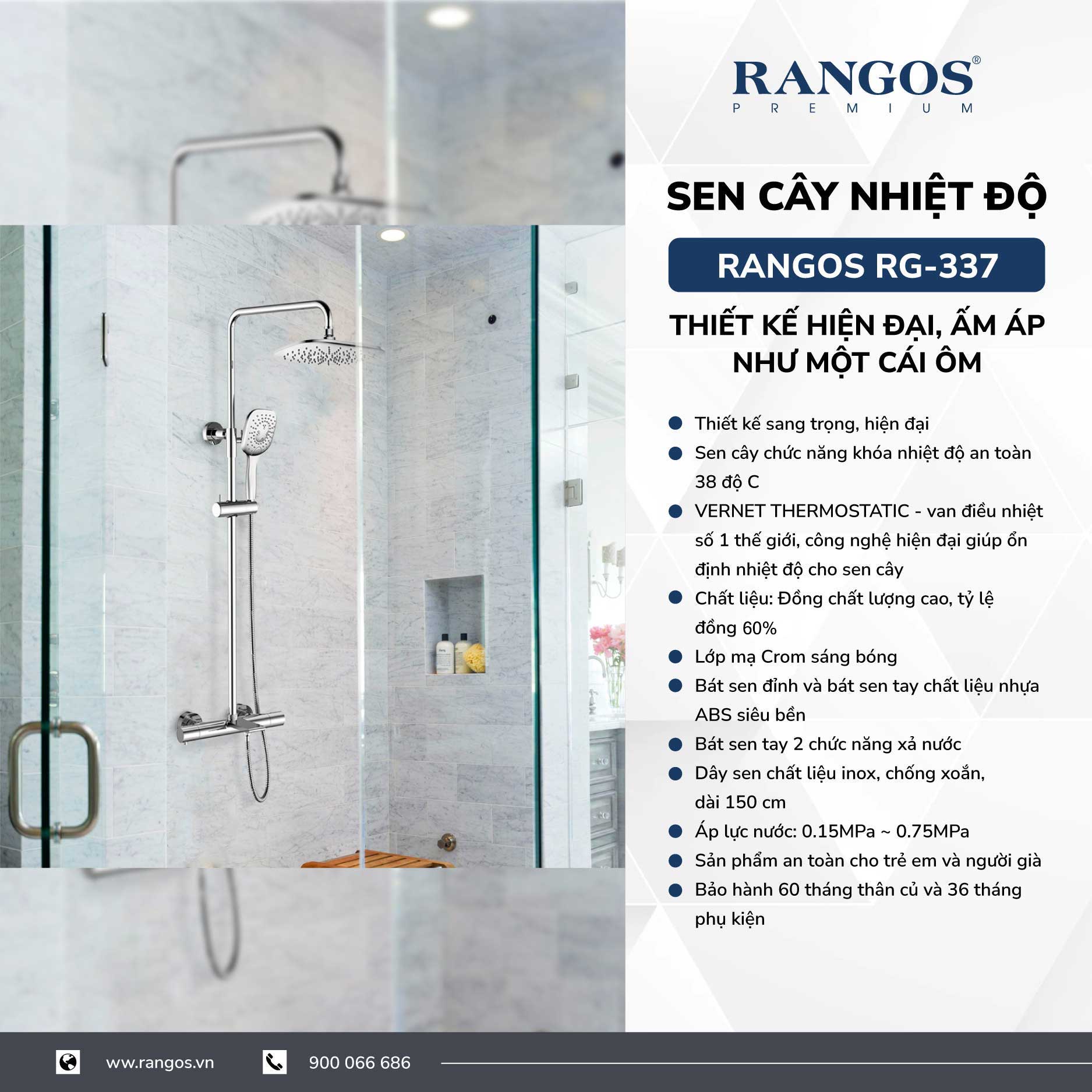 Sen cây nhiệt độ cao cấp Rangos RG-337