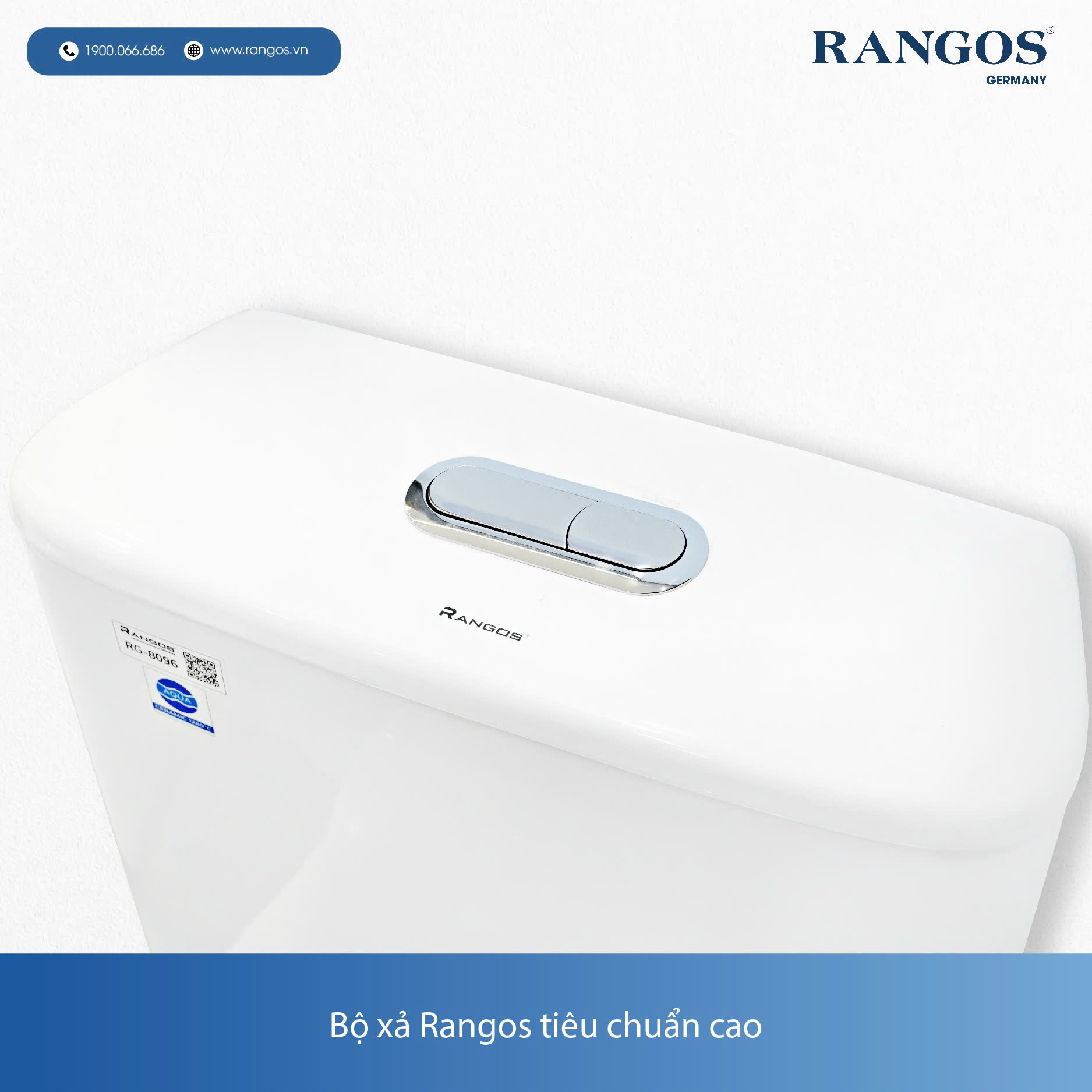 Bồn cầu một khối Rangos RG-8096B