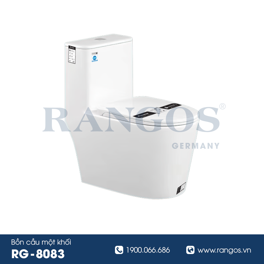 BỒN CẦU MỘT KHỐI RANGOS RG-8083