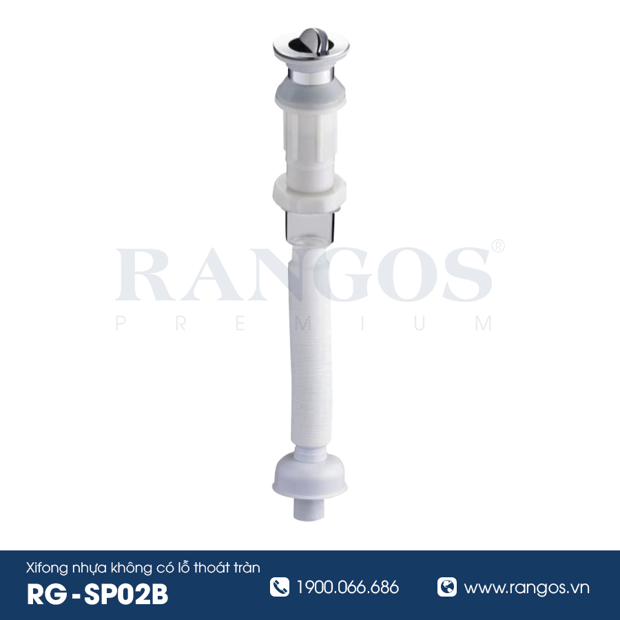 Bộ xả xifong không có thoát tràn Rangos SP02B