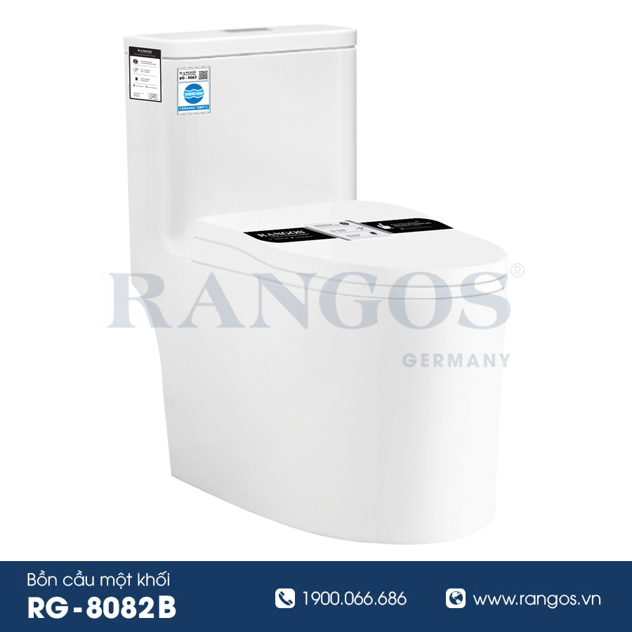 Bồn cầu một khối Rangos RG-8082B