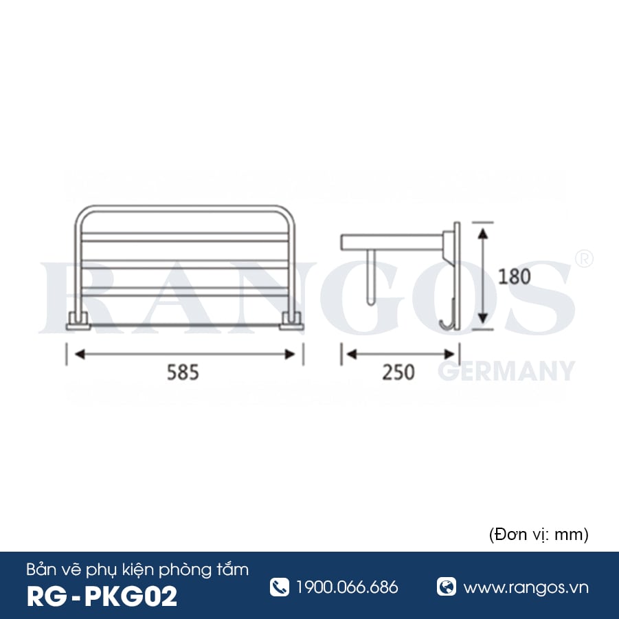 Vắt khăn giàn cao cấp RANGOS RG-PKG02