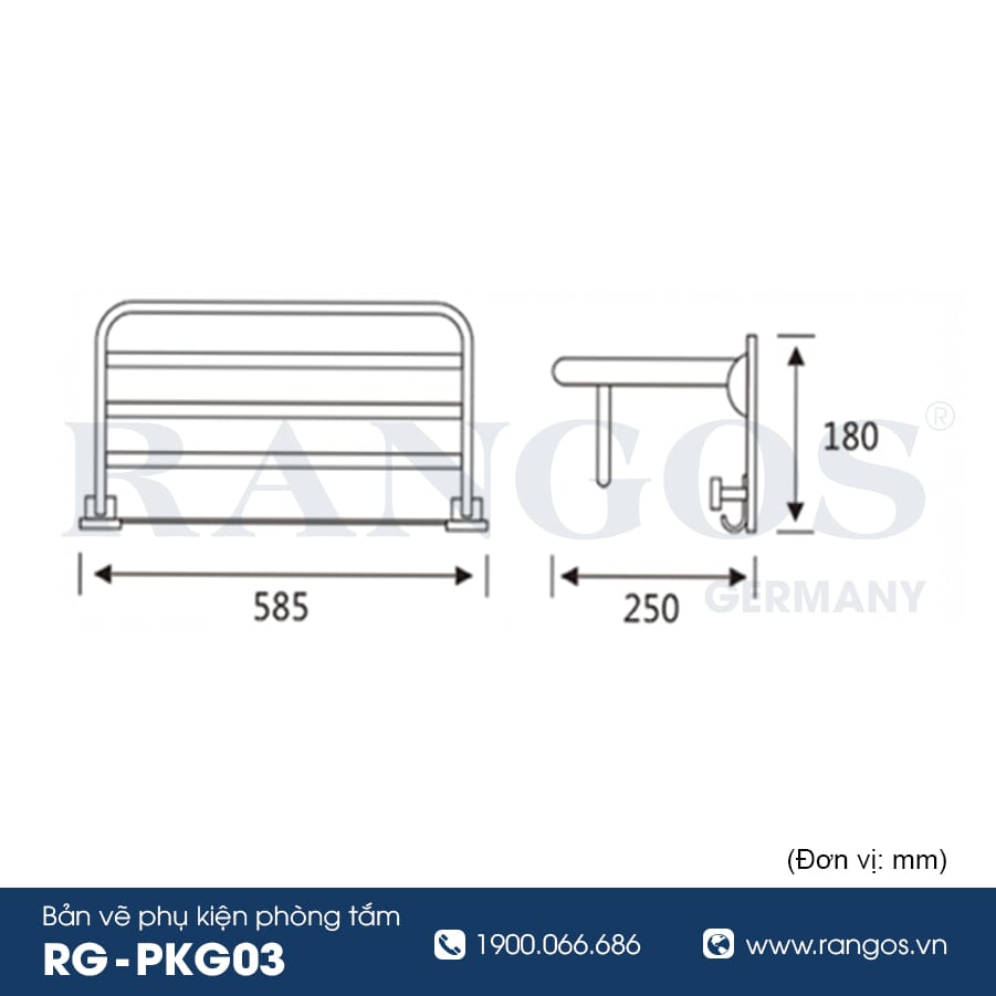 Vắt khăn giàn cao cấp RANGOS RG-PKG03