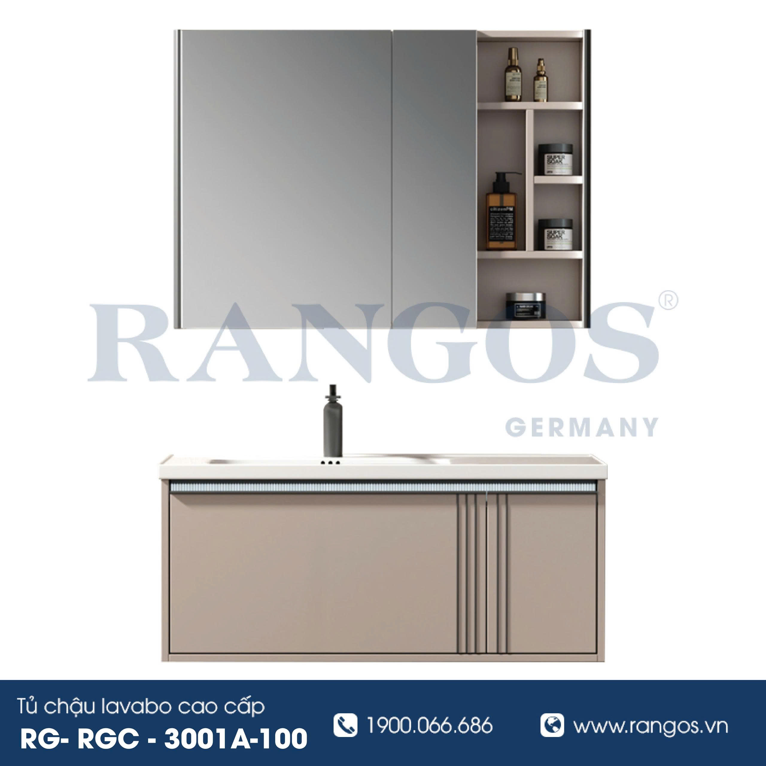 Tủ Chậu Lavabo RG - RGC - 3001A - 100