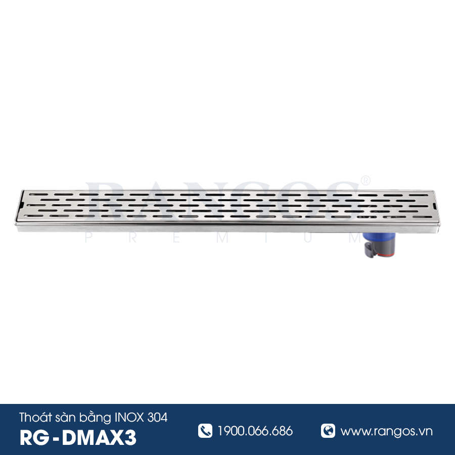 Thoát sàn nhà tắm cao cấp INOX 304 RG-DMAX3
