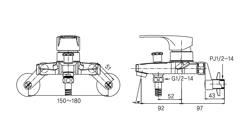 Sen tắm nóng lạnh AM4000
