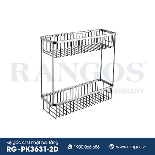 Kệ góc chữ nhật 2 tầng RANGOS RG-PK3631-2D