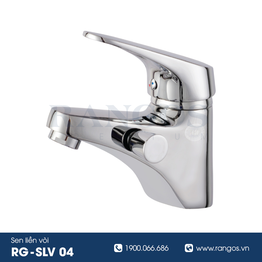 Bộ vòi lavabo liền sen Rangos RG-SLV04
