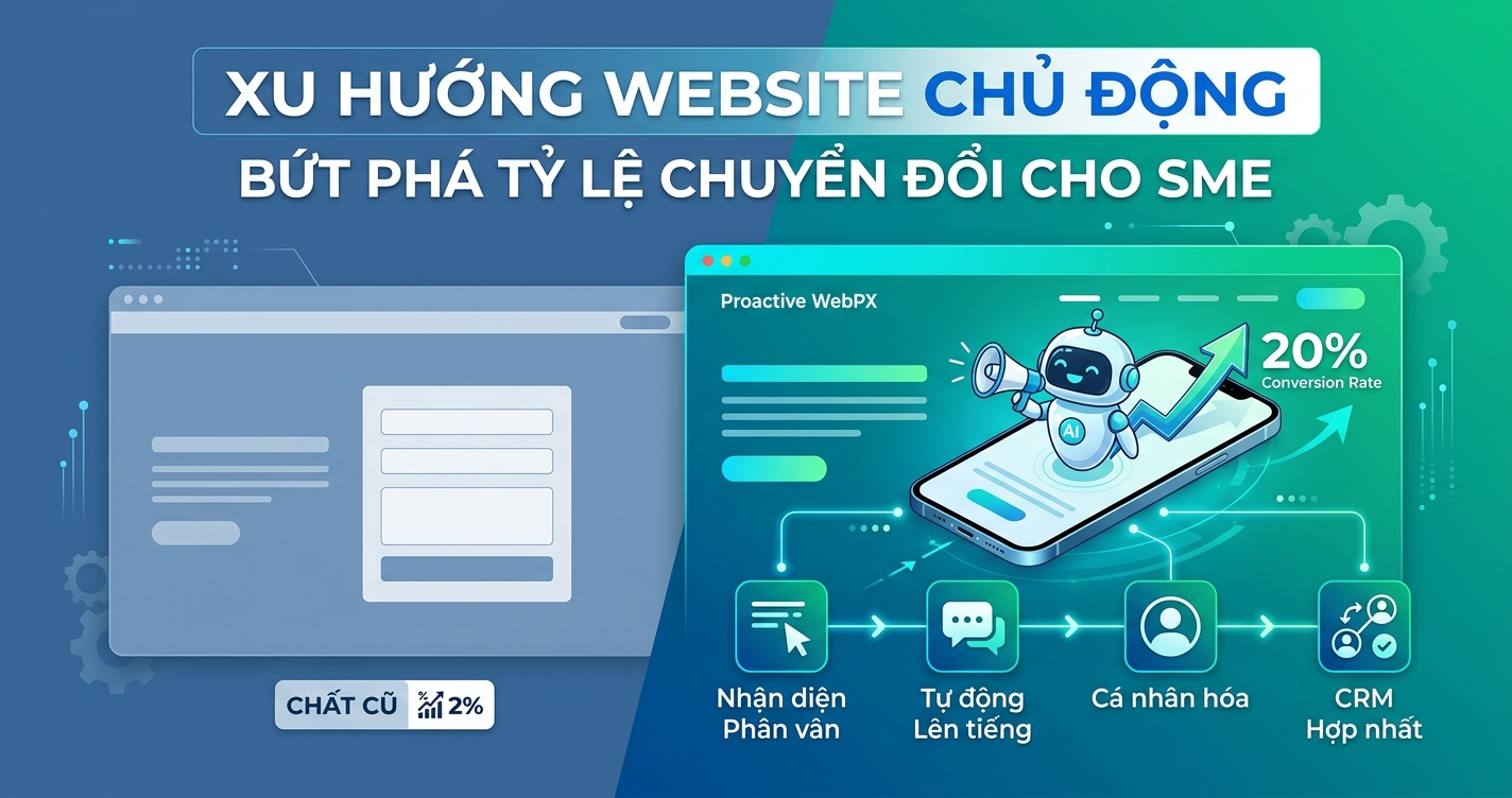 Website chủ động - giải pháp tối ưu chuyển đổi