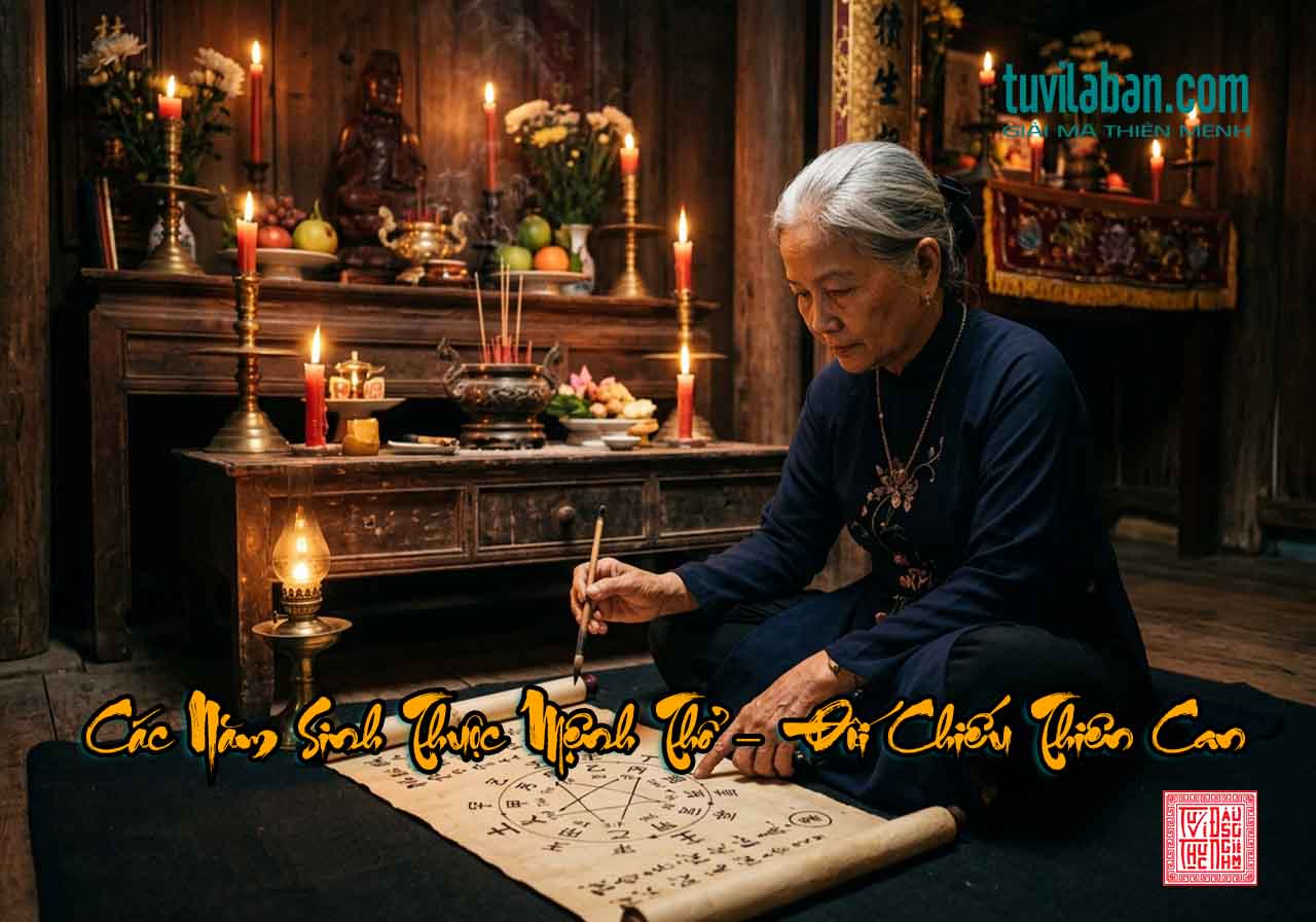 Hình ảnh minh họa cho phần Các Năm Sinh Thuộc Mệnh Thổ – Đối Chiếu Thiên Can Địa Chi trong bài Mệnh Thổ Là Gì?