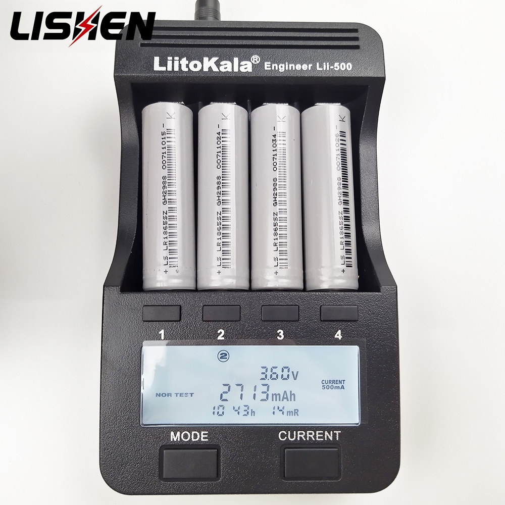 COMBO 2 Cell Pin Ls Lishen xám 2600mAh, Dòng xả cao 10A - Cell 18650 2600mah - Pin 18650_Bao tes dung lượng