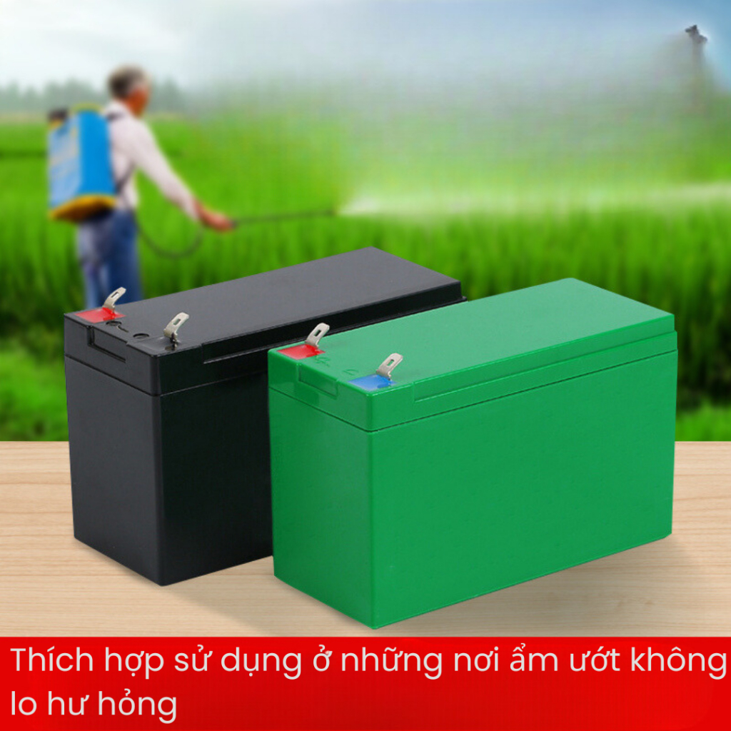 Vỏ hộp ắc qui dùng pin cell 18650,32650,Lipo, thay thế bình 12V 24V 36V, bỏ vỏ hộp bình acqui nhựa ABS