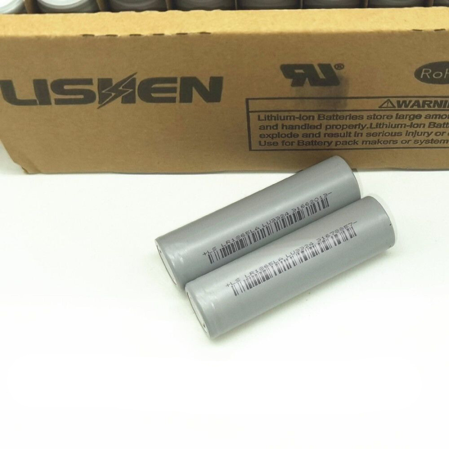 Cell Pin 18650 Lishen Xám 2000-2200mAh dòng xả cao 10C~20A (Chính Hãng Lishen) Hàng mới 100%~Pin xả cao - Nội trở thấp