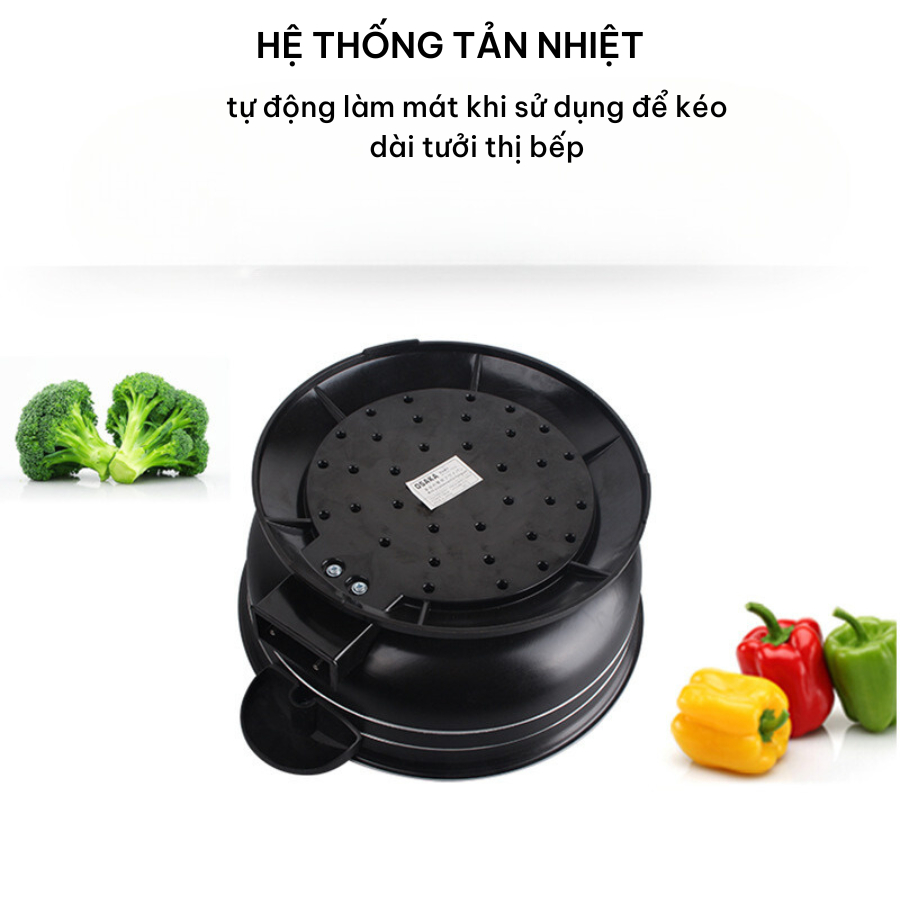 Bếp Lẩu điện đa năng -Công nghệ chống dính cao cấp hợp kim -Nấu Lẩu,Lấu Canh đa năng chịu nhiệt tốt