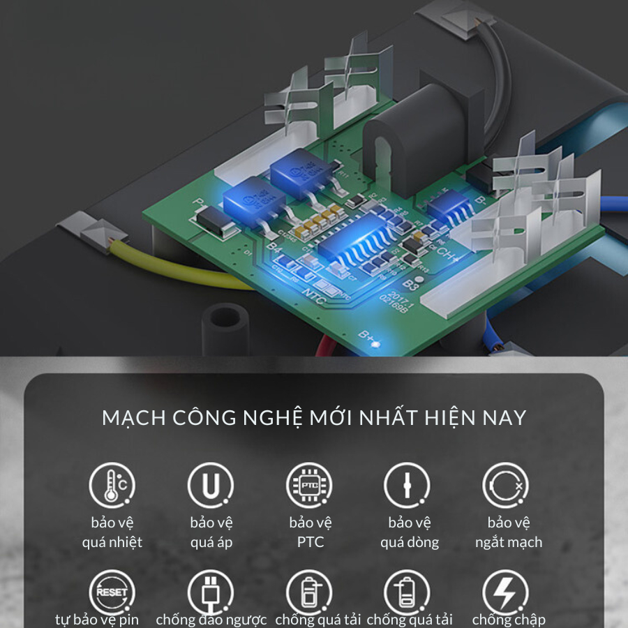 Bộ Vỏ Pin MAKITA Phổ Thông 5Cell, 10 Cell, 15Cell, 20Cell 5S1P, 5S2P, 5S3P, 5S4PChống Sốc Dùng Cho Cách Loại Máy Cầm Tay