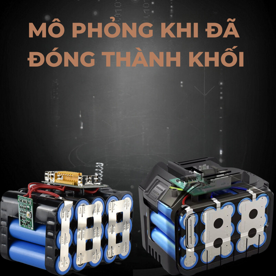 Bộ Vỏ Pin MAKITA Phổ Thông 5Cell, 10 Cell, 15Cell, 20Cell 5S1P, 5S2P, 5S3P, 5S4PChống Sốc Dùng Cho Cách Loại Máy Cầm Tay