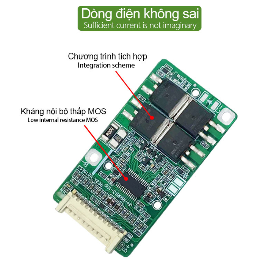 Bảng Mạch 10S 36V BMS 3,7V Polymer Pin Ban Bảo Vệ Phụ Kiện Pin Bảo Vệ Cân Bằng Pin Sạc Xả Pin